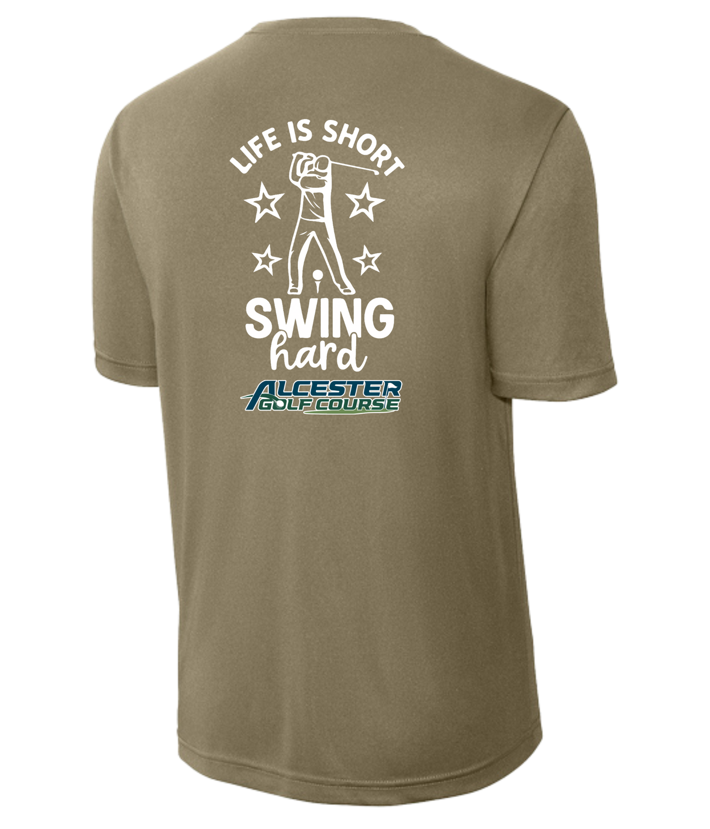 Alcester Golf Course - Unisex Dry-Fit Tee - Swing Hard