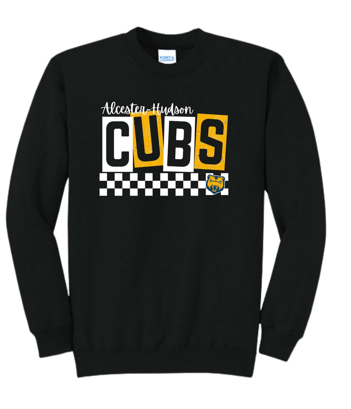 Alcester-Hudson - P&C Crewneck- Checkered