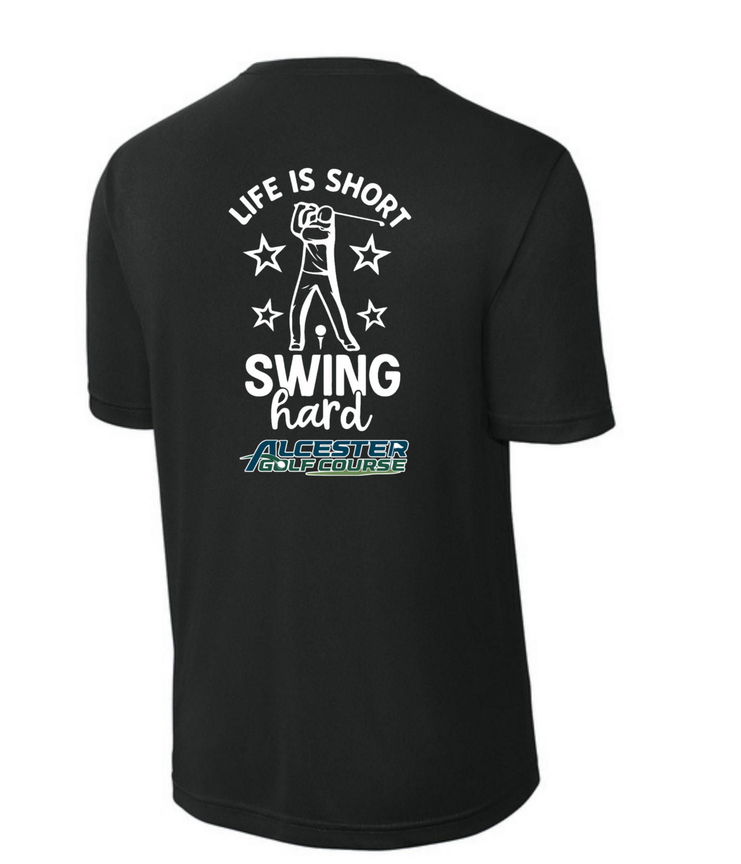 Alcester Golf Course - Unisex Dry-Fit Tee - Swing Hard