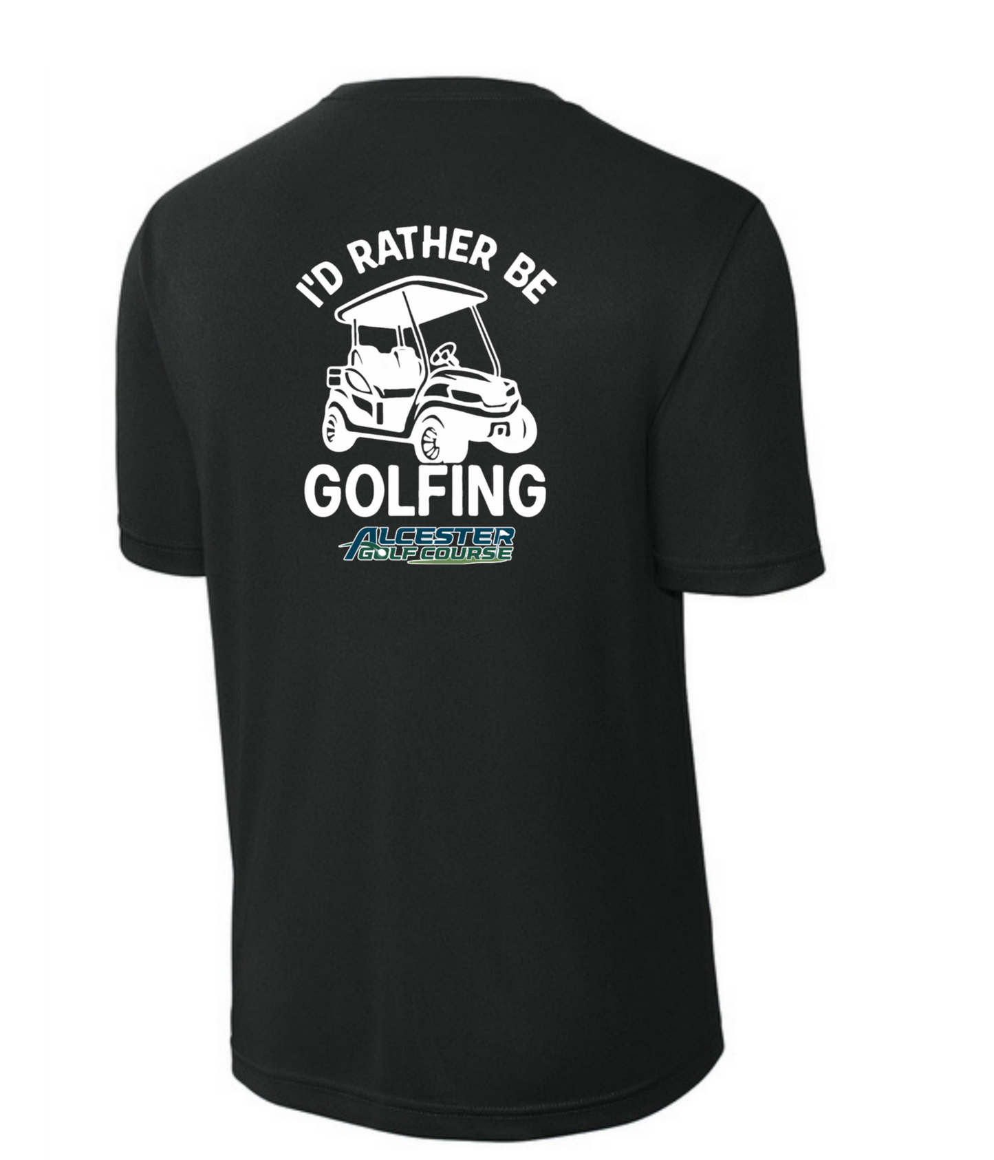 Alcester Golf Course - Unisex Dry-Fit Tee - Rather be Golfing