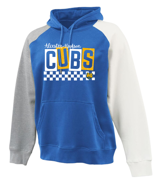 Alcester-Hudson - Colorblock Hoodie - Checkered
