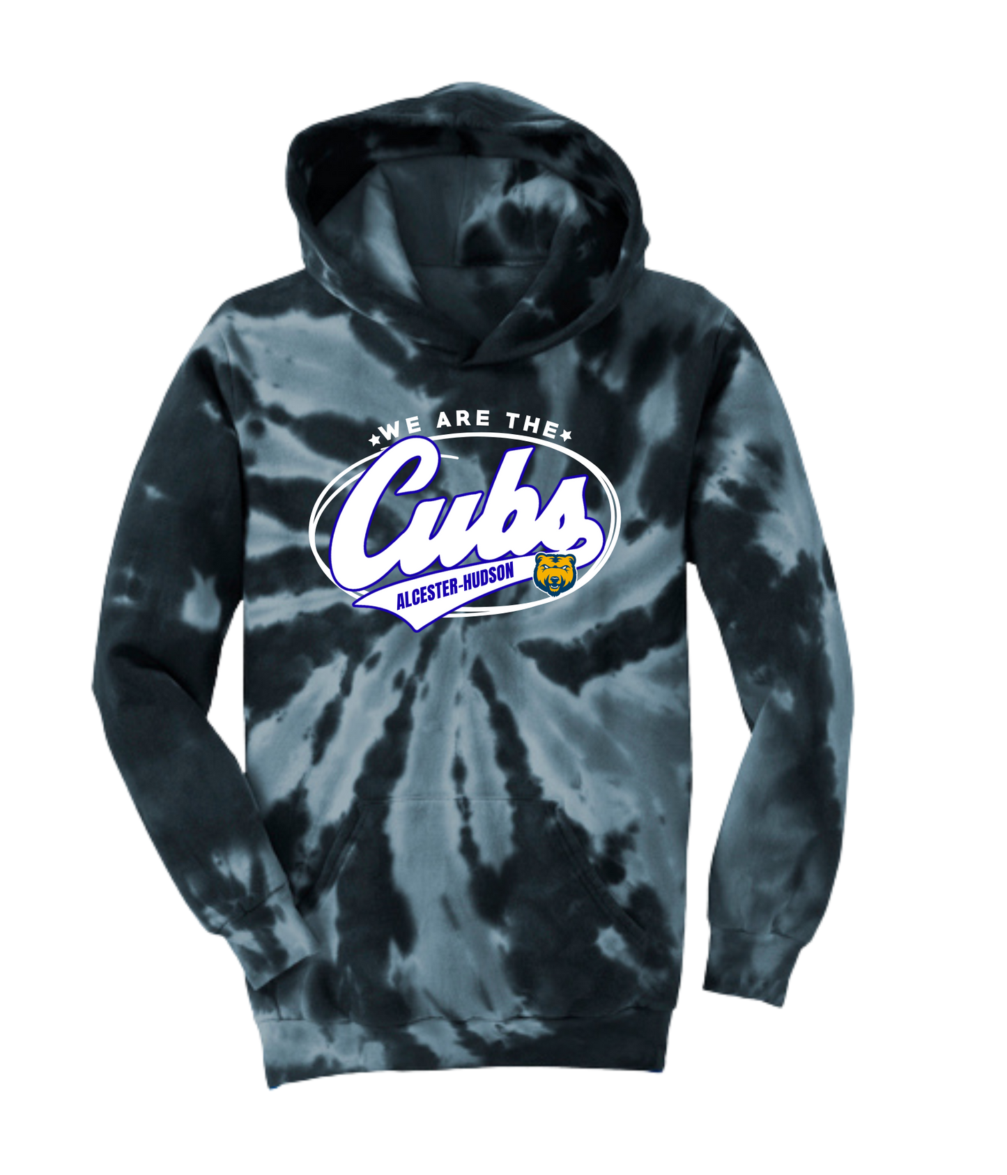 Alcester-Hudson - P&C Tie-Dyed Hoodie- Circle