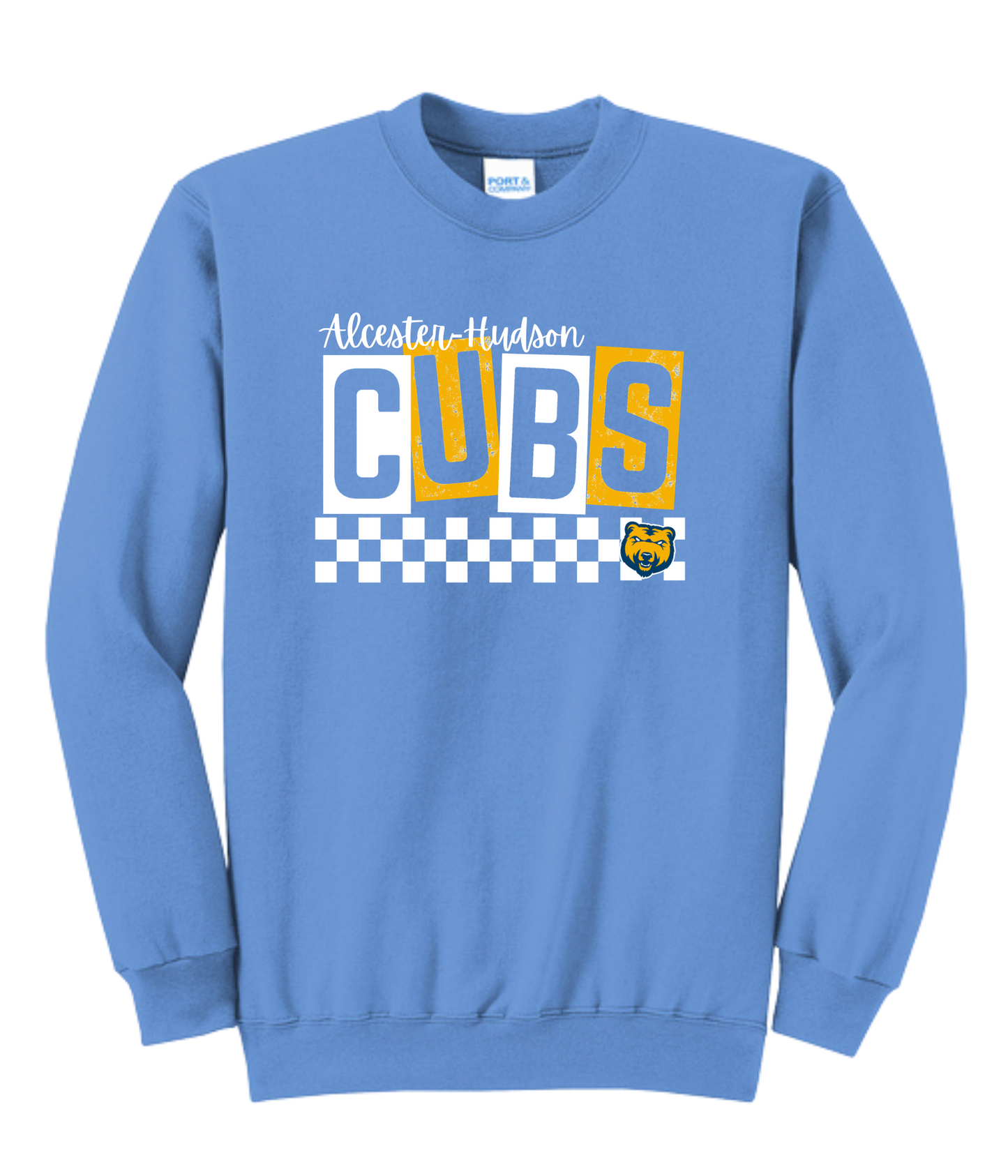 Alcester-Hudson - P&C Crewneck- Checkered