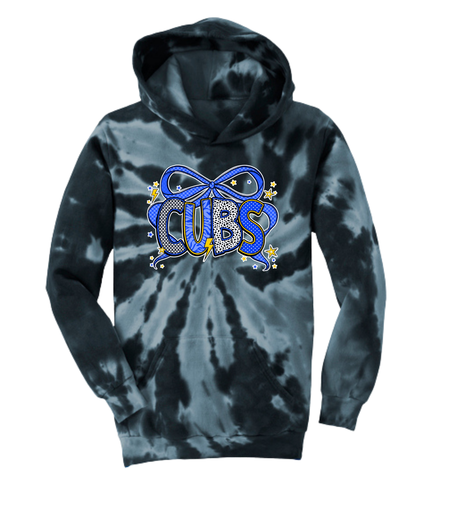 Alcester-Hudson - P&C Tie-Dyed Hoodie- Bow