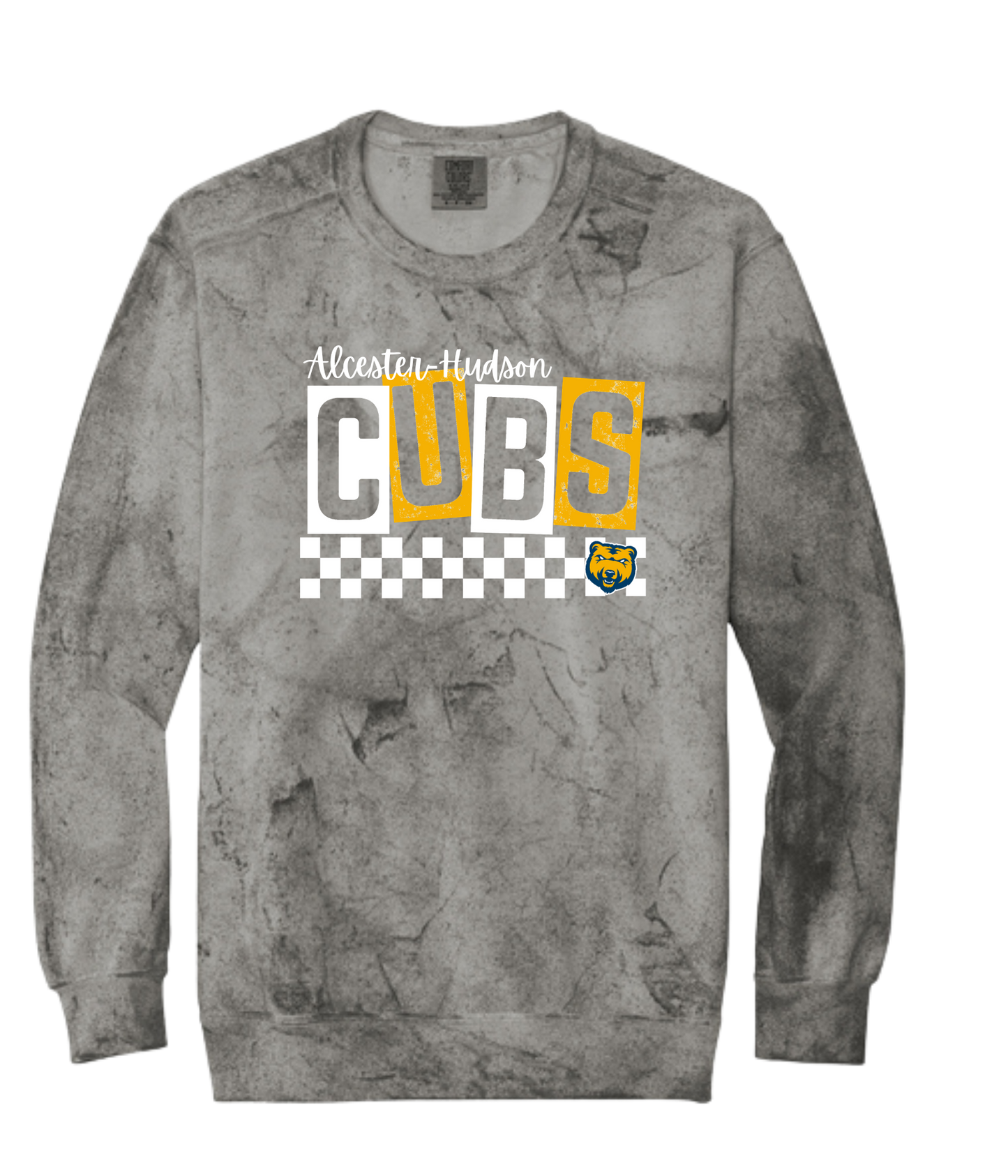Alcester-Hudson - Comfort Color Color Blast Crew- Checkered (Copy)