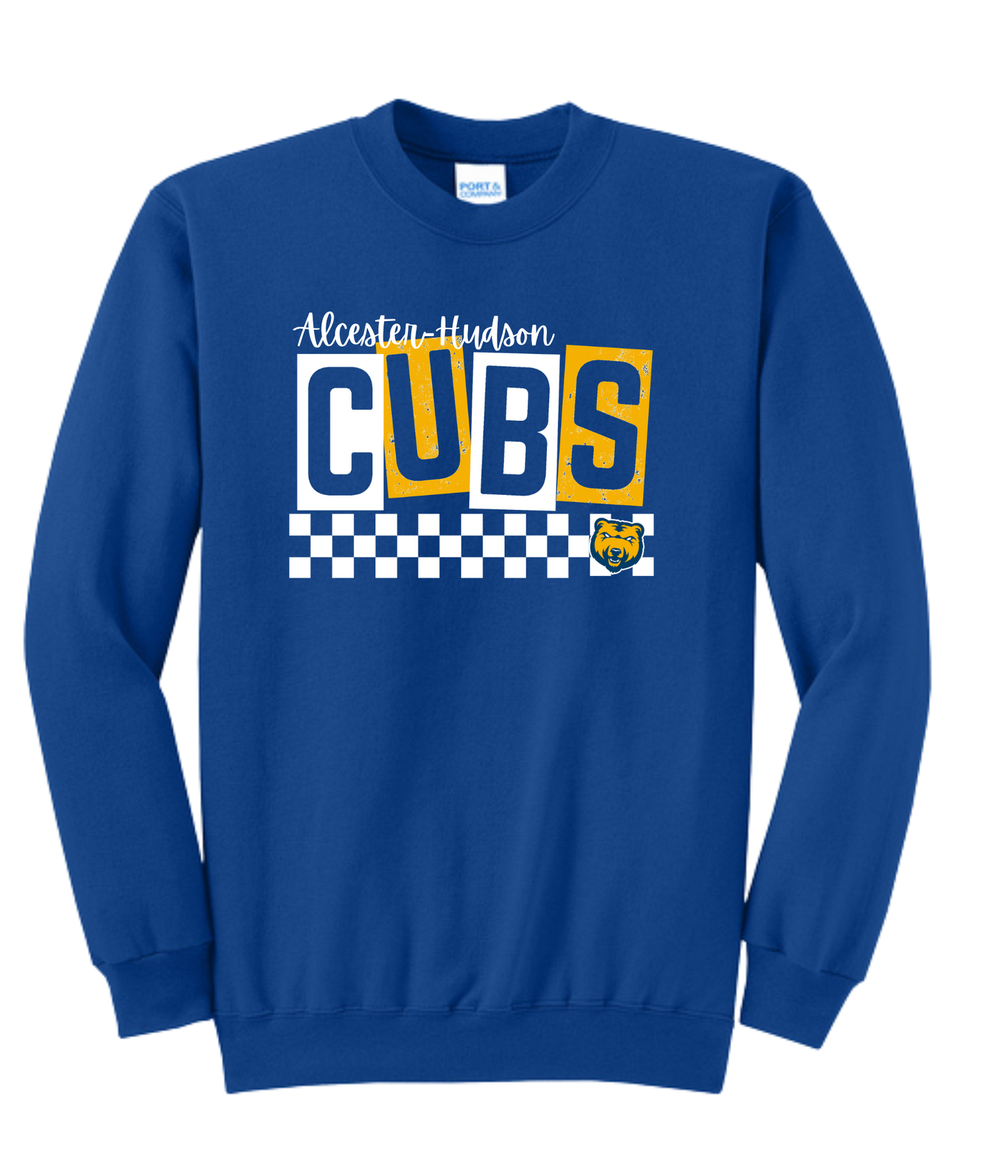 Alcester-Hudson - P&C Crewneck- Checkered