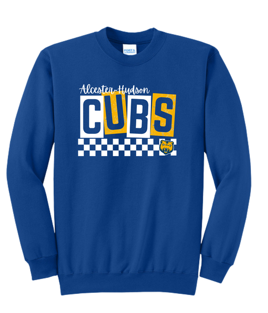 Alcester-Hudson - P&C Crewneck- Checkered