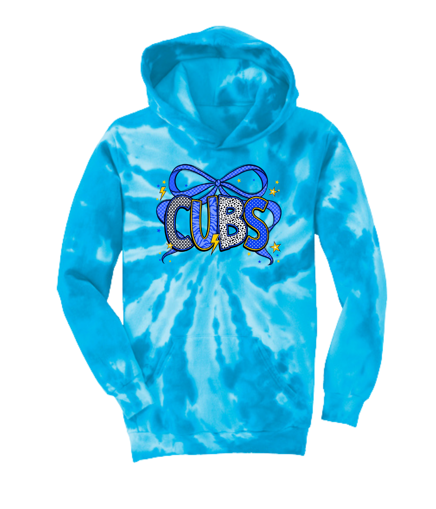 Alcester-Hudson - P&C Tie-Dyed Hoodie- Bow