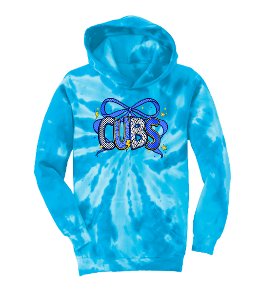Alcester-Hudson - P&C Tie-Dyed Hoodie- Bow