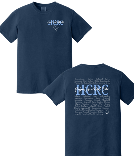 Hudson Care & Rehab - Comfort Color Tee - Words