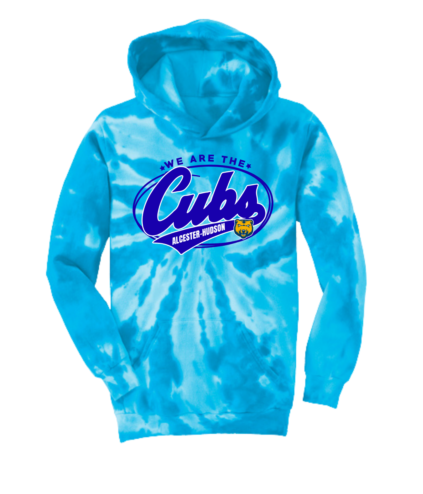 Alcester-Hudson - P&C Tie-Dyed Hoodie- Circle