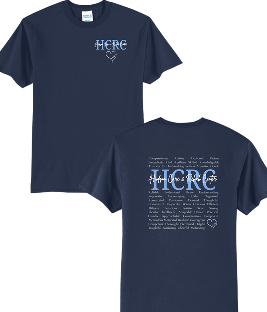 Hudson Care & Rehab - Port & Co Tee - Words