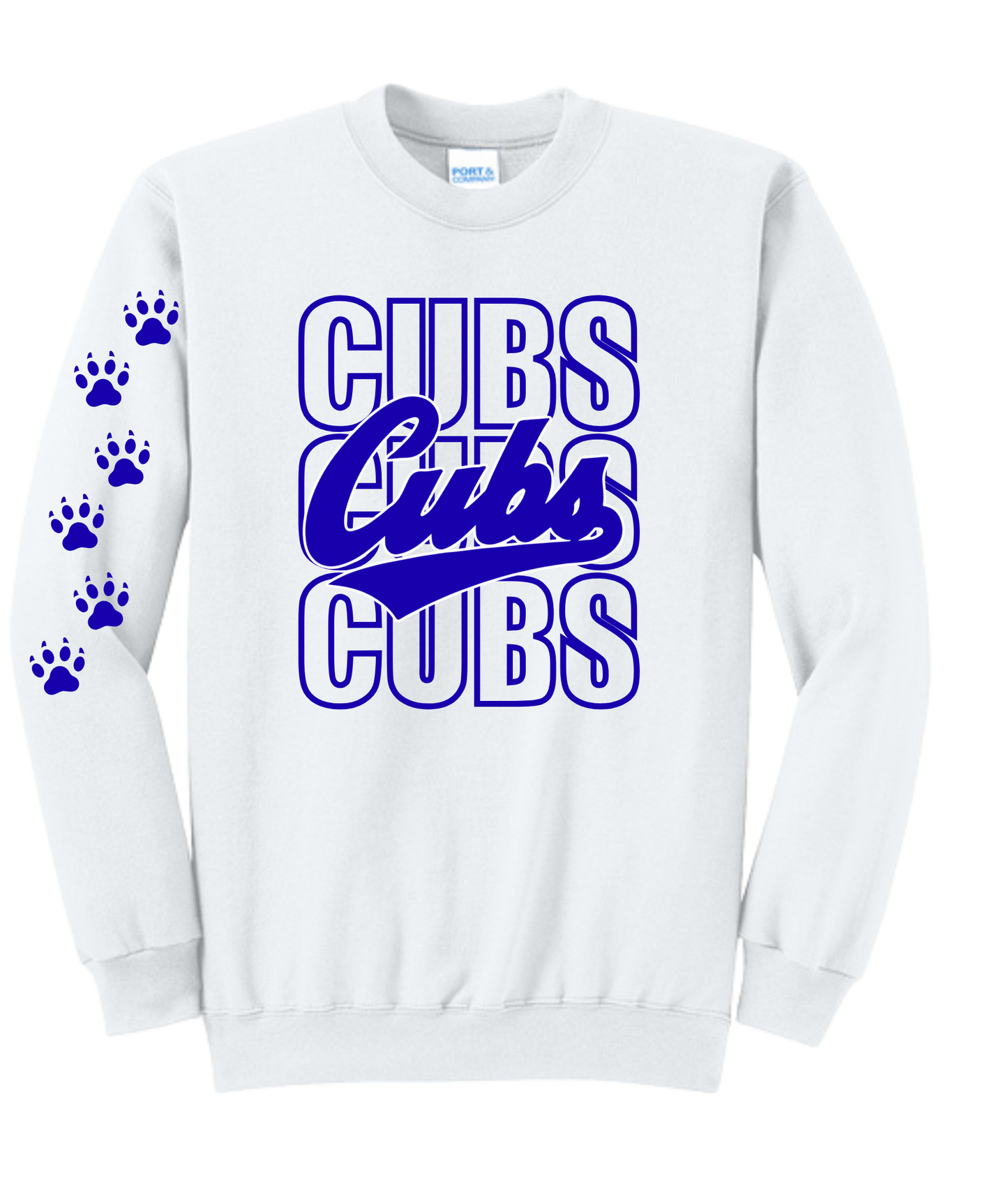 Alcester-Hudson - P&C Crewneck- Cubs