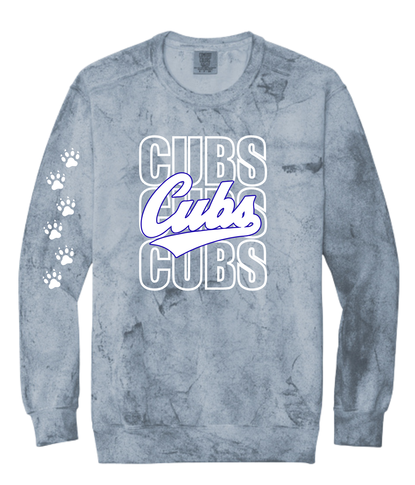 Alcester-Hudson - Comfort Color Color Blast Crew- Cubs