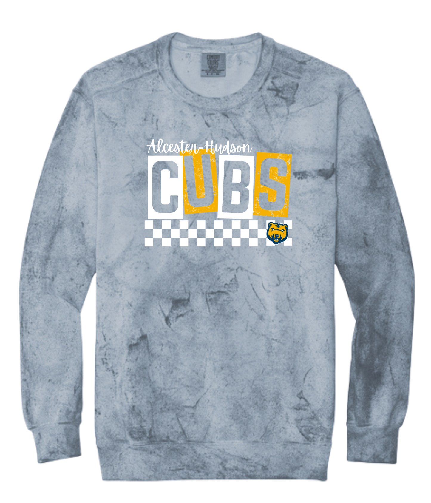 Alcester-Hudson - Comfort Color Color Blast Crew- Checkered (Copy)