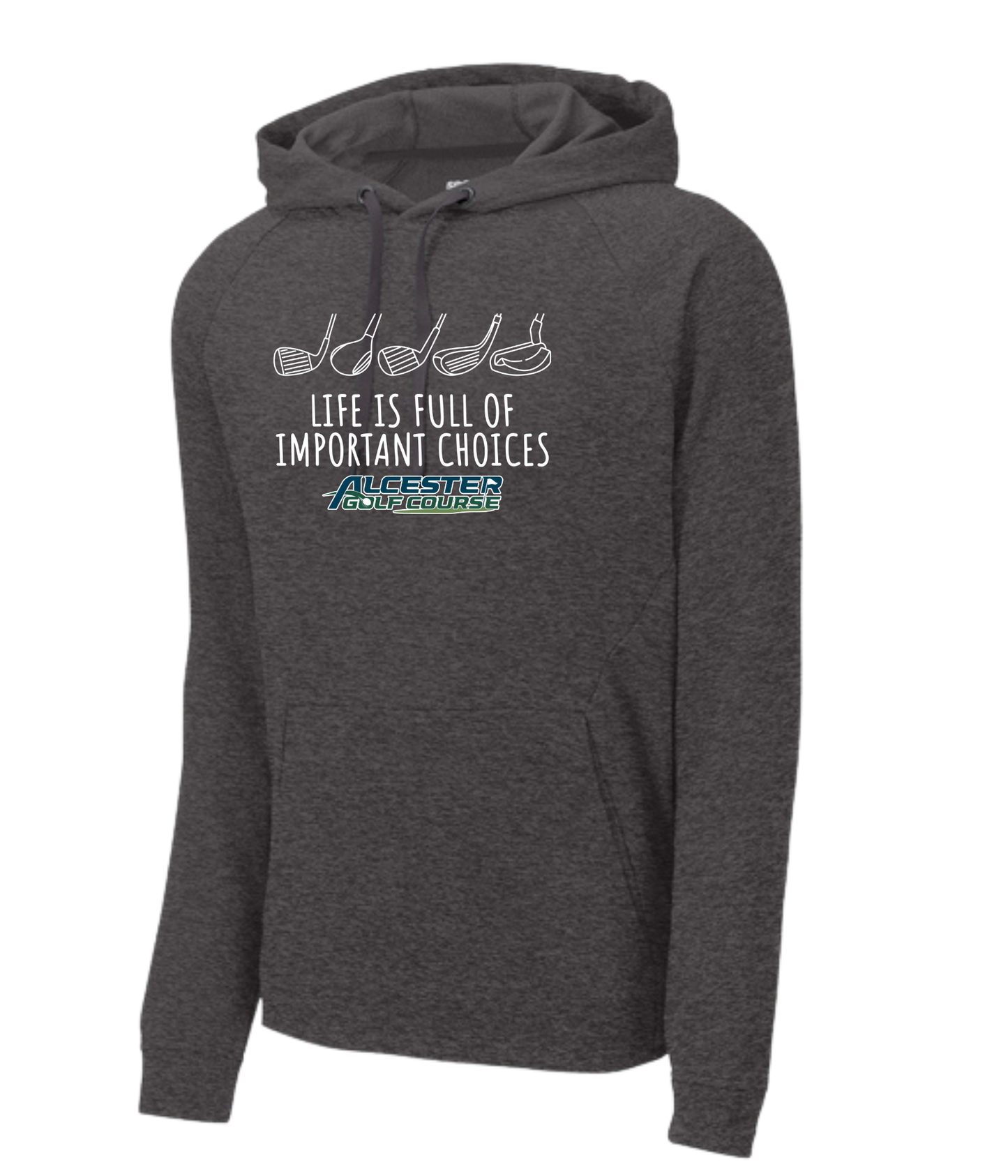 Alcester Golf Course - Lightweight Hoodie - Important Choices
