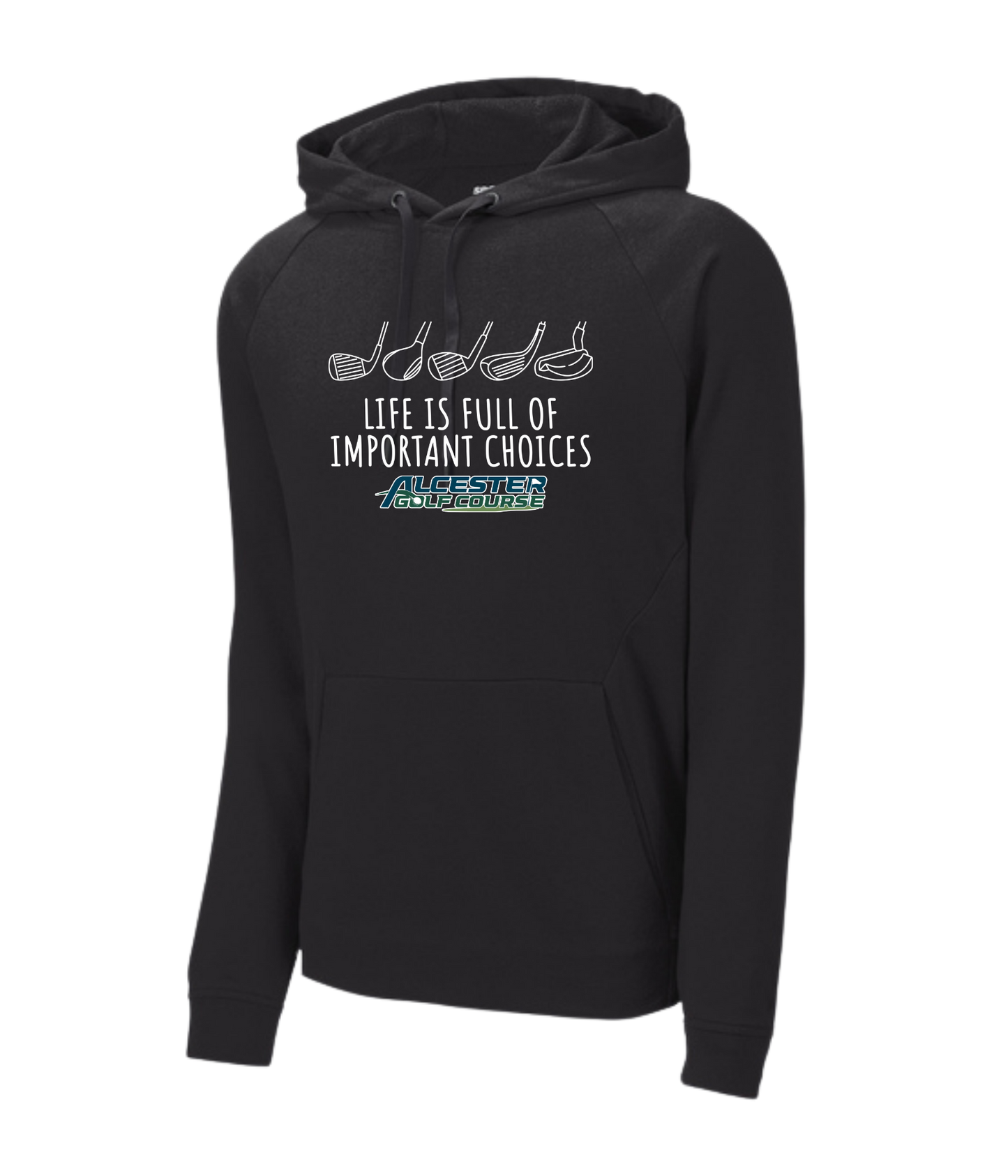 Alcester Golf Course - Lightweight Hoodie - Important Choices