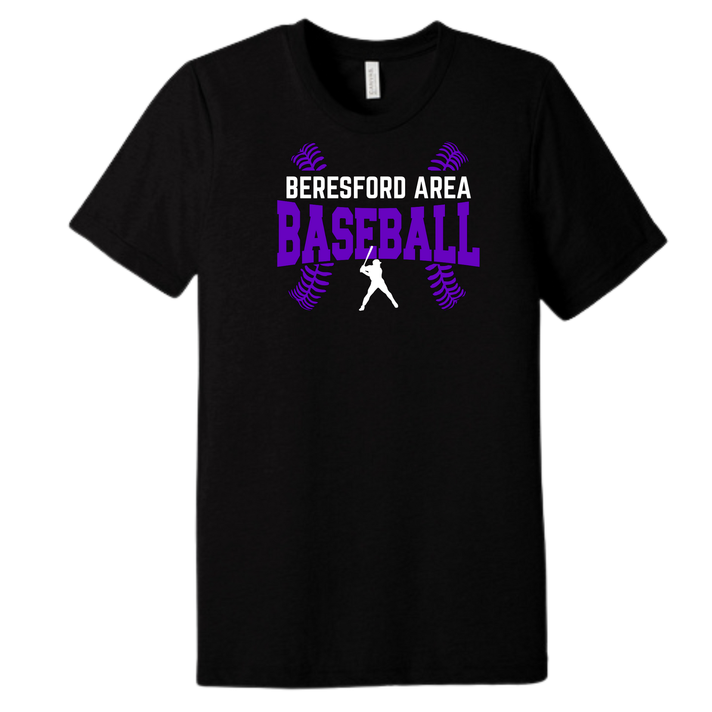 District Tee - Beresford/ Beresford Area - Baseball Stitches