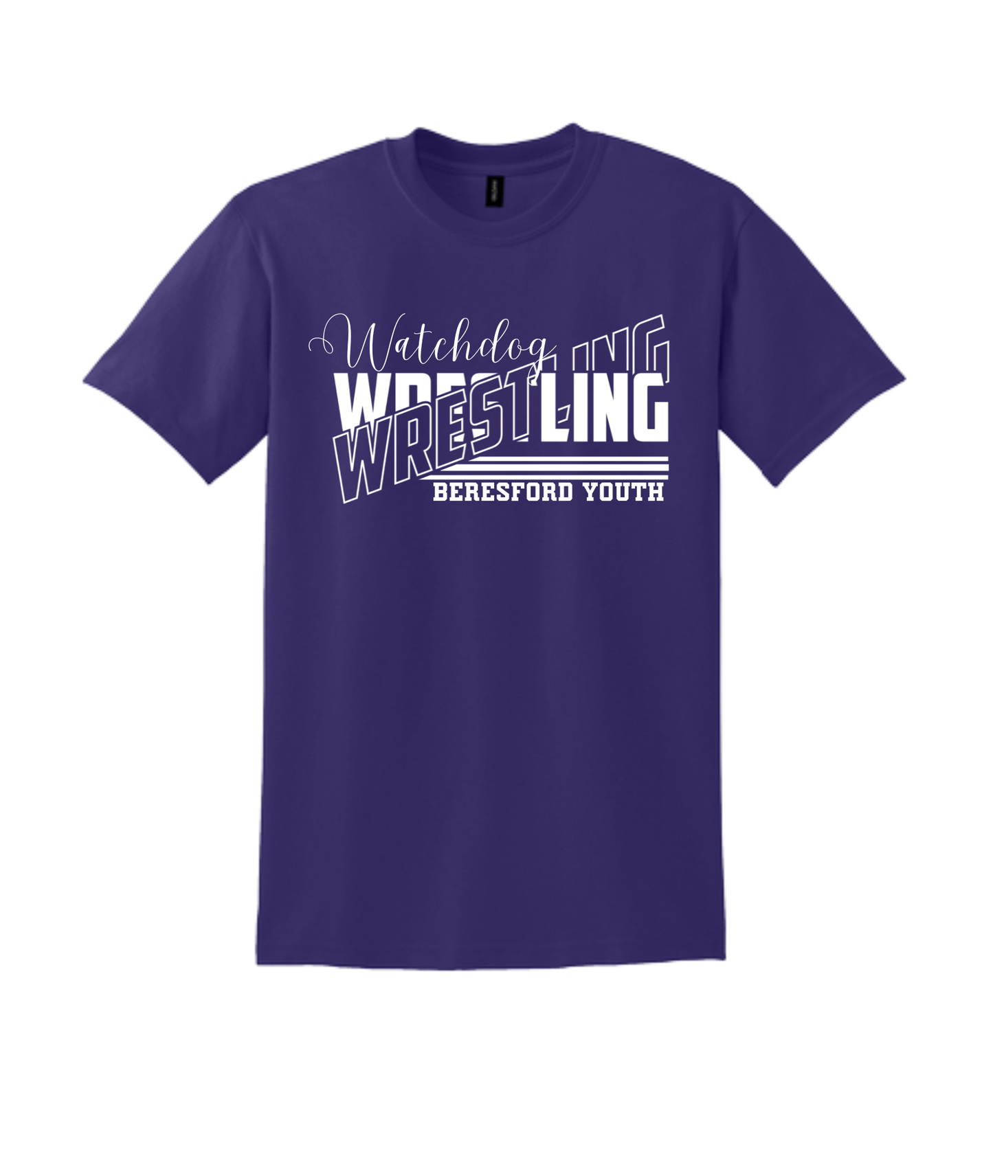 Beresford Youth Wrestling T-shirts - Cursive