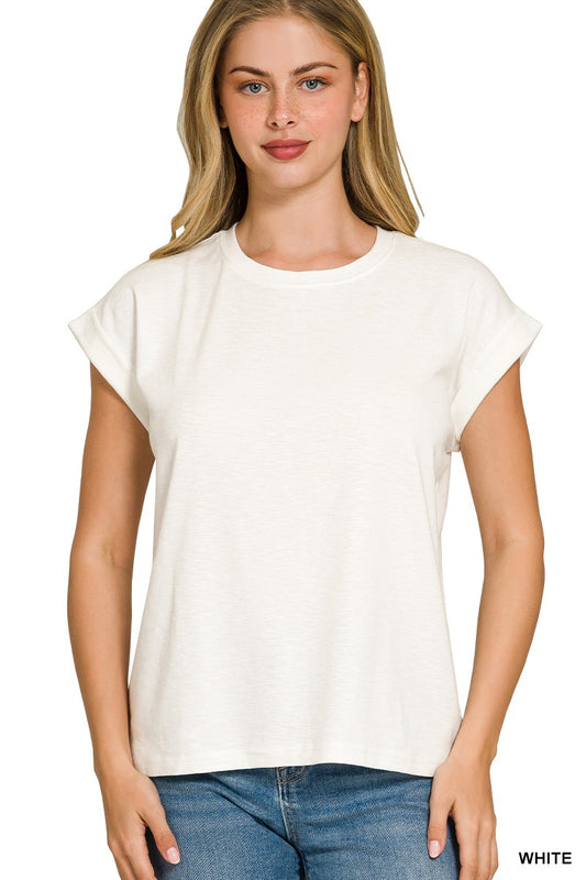 Zenana T-shirt- Sand Beige