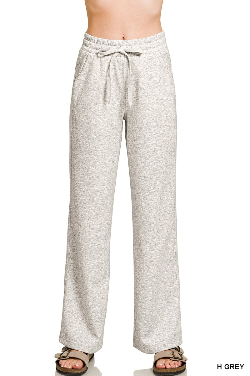 Zenana Sweatpants - Light Grey
