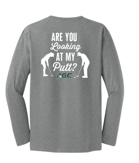 Alcester Golf Course - Unisex Long Sleeved Tee - Looking at my Putt?