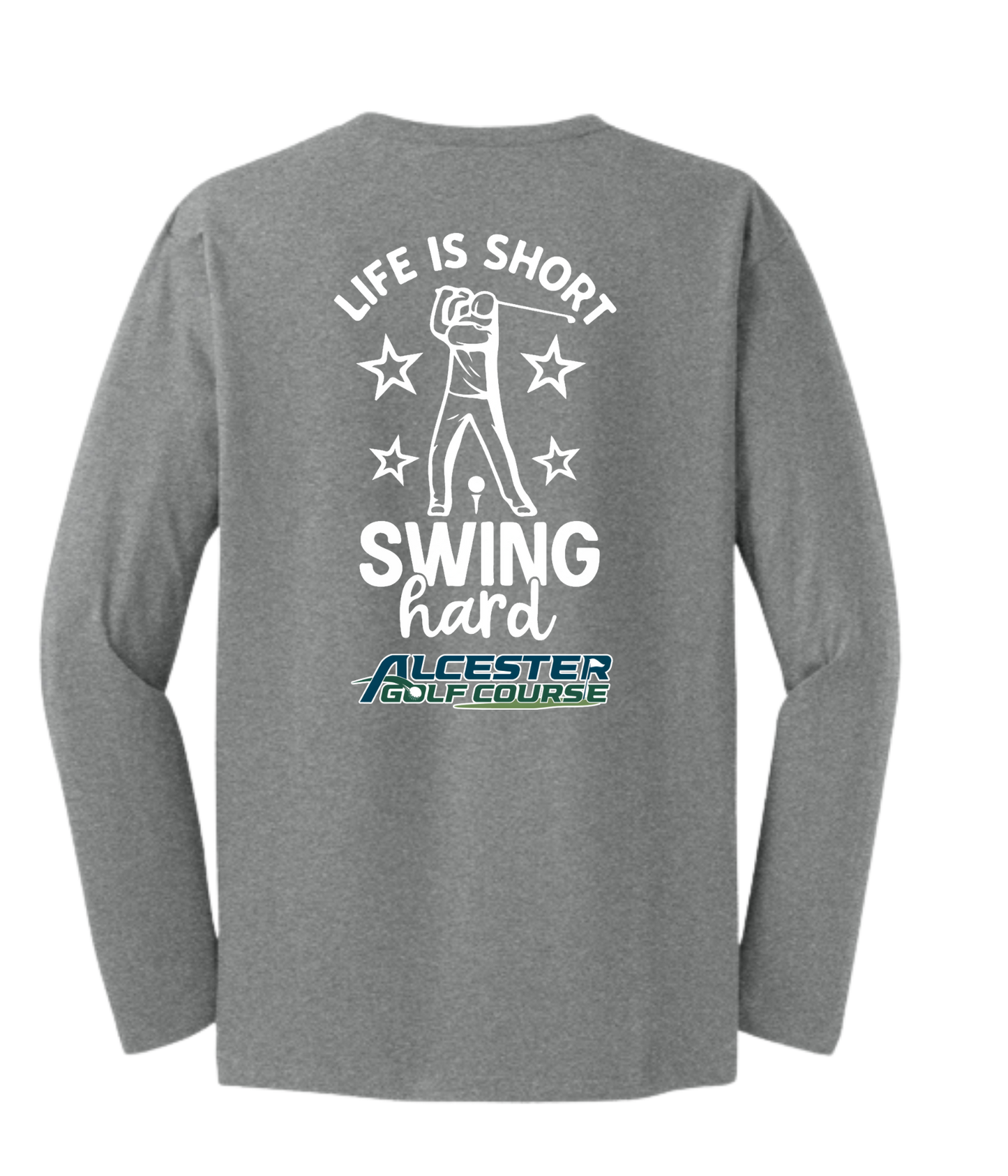 Alcester Golf Course - Unisex Long Sleeved Tee - Swing Hard