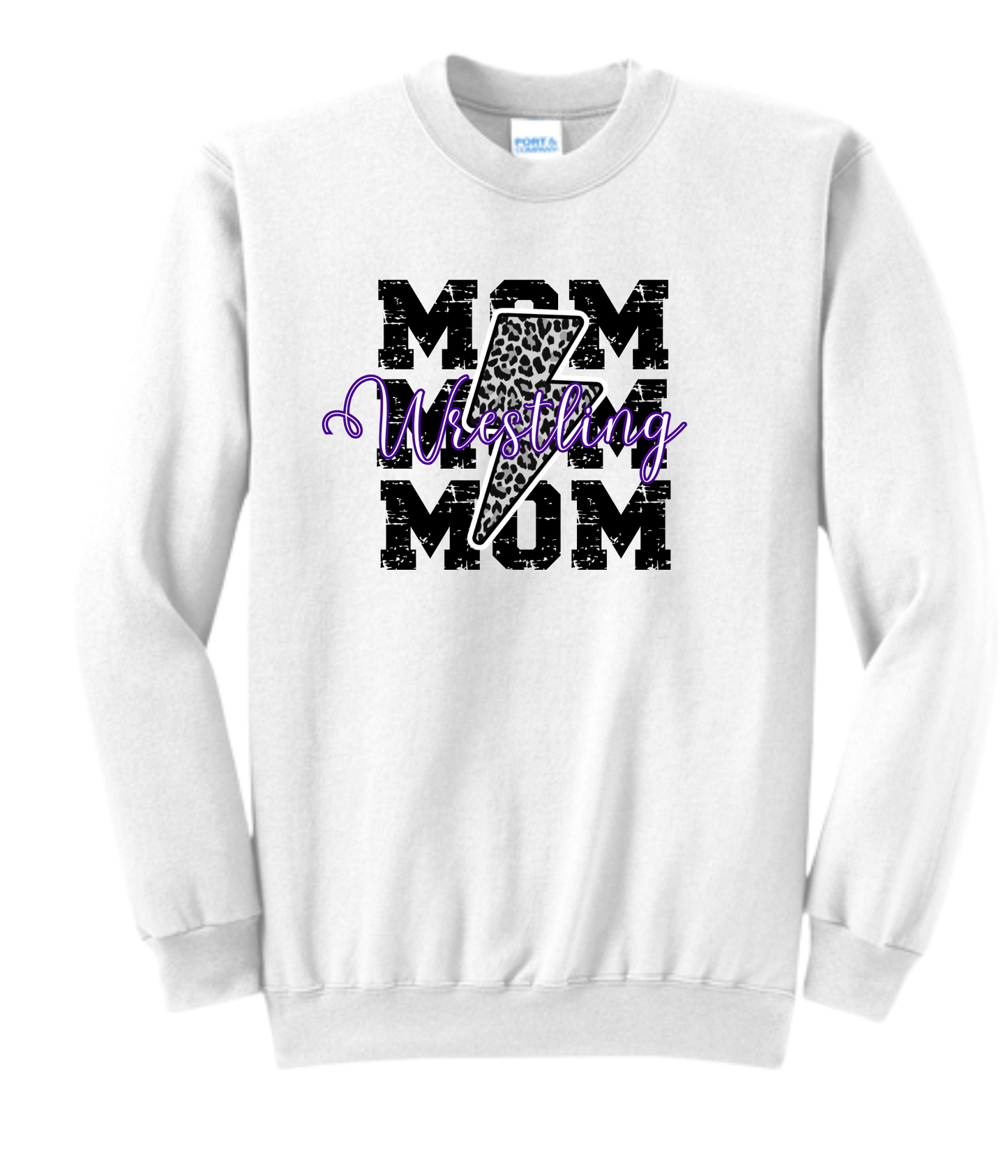 Beresford Youth Wrestling Crewnecks - Wrestling mom