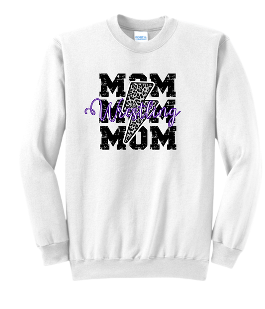 Beresford Youth Wrestling Crewnecks - Wrestling mom