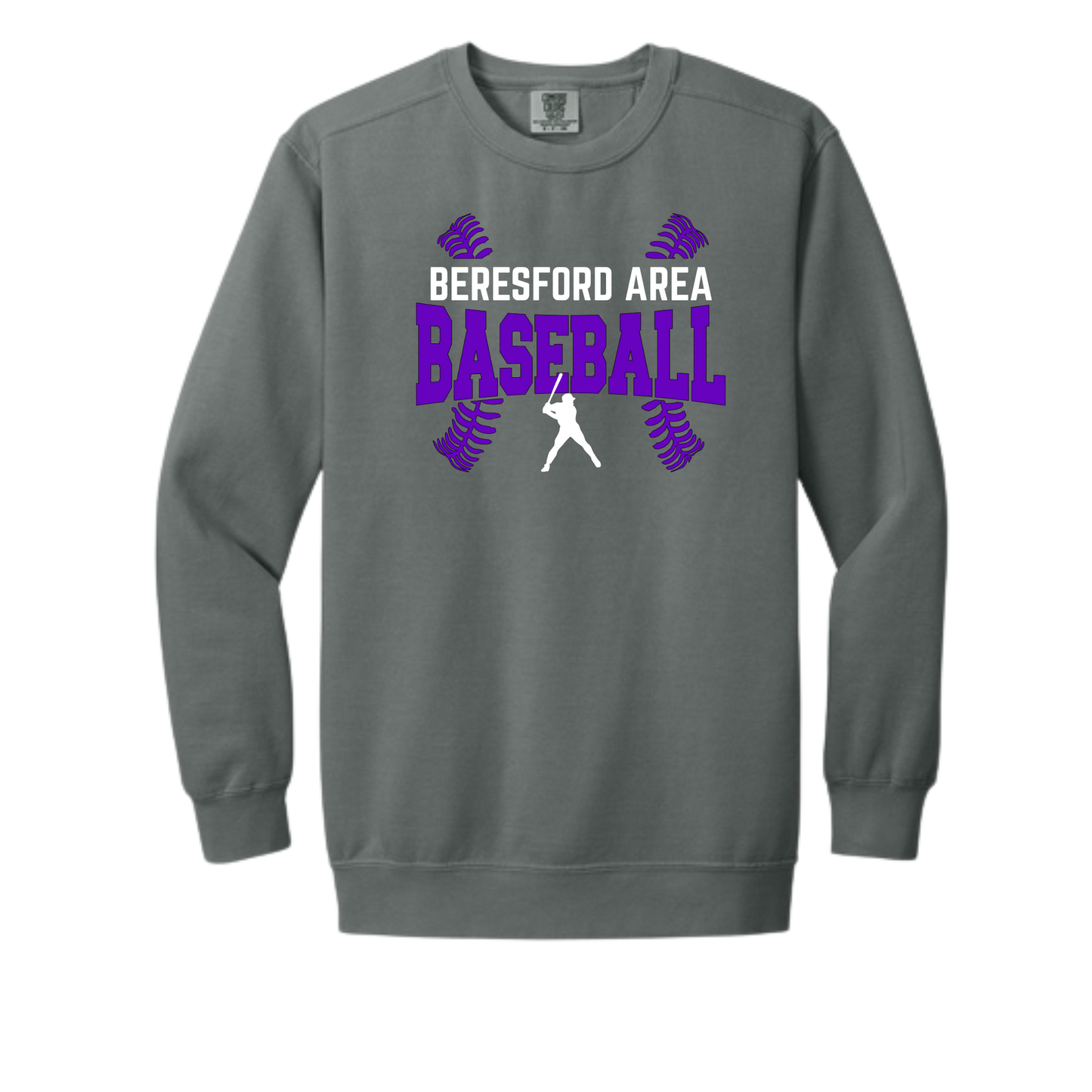 Comfort Colors Crew - Beresford/ Beresford Area - Baseball Stitches