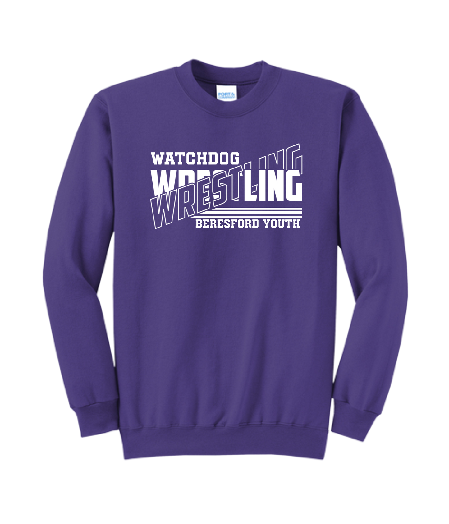 Beresford Youth Wrestling Crewnecks - Print