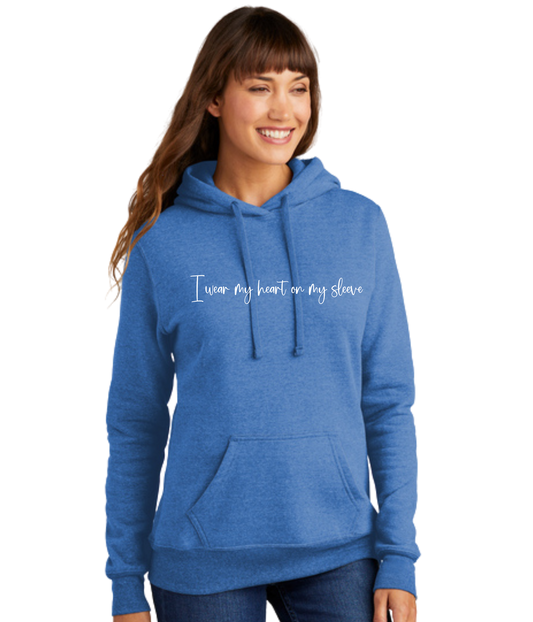 I wear my heart on my sleeve Hoodie