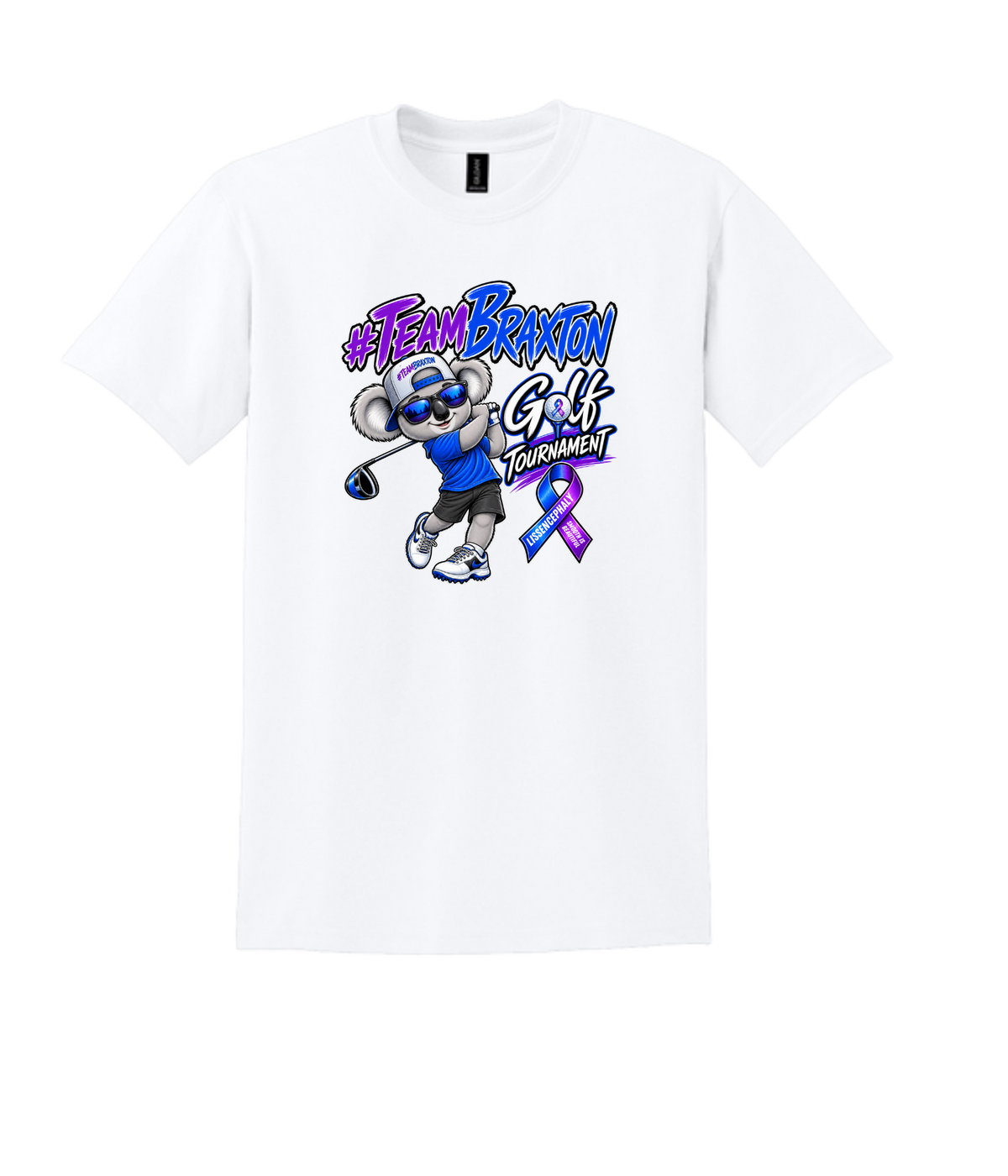 #TEAMBRAXTON Golf Tournament T-shirt - White