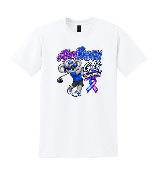 #TEAMBRAXTON Golf Tournament T-shirt - White