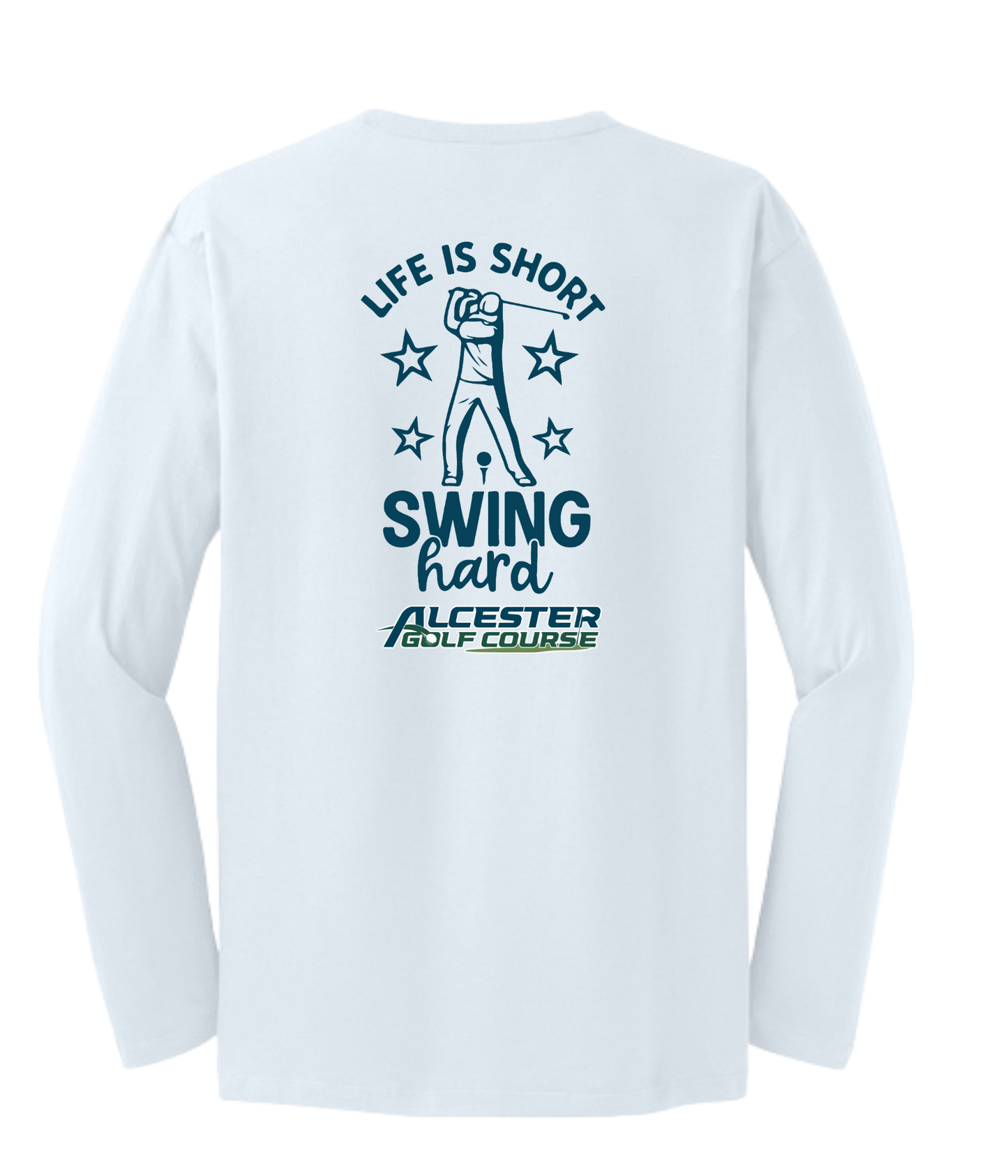 Alcester Golf Course - Unisex Long Sleeved Tee - Swing Hard