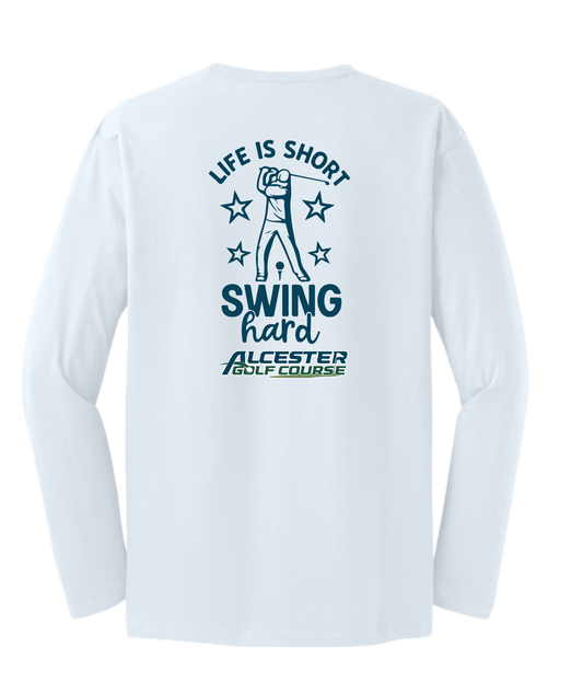 Alcester Golf Course - Unisex Long Sleeved Tee - Swing Hard