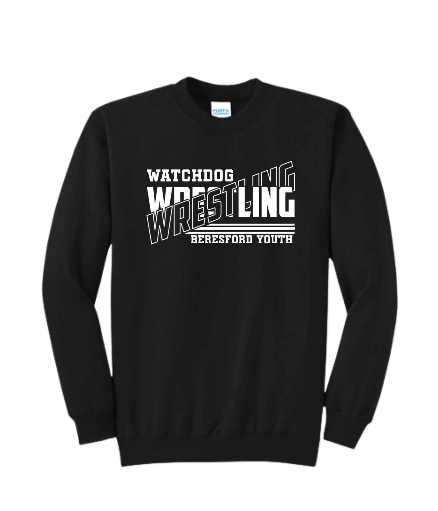 Beresford Youth Wrestling Crewnecks - Print