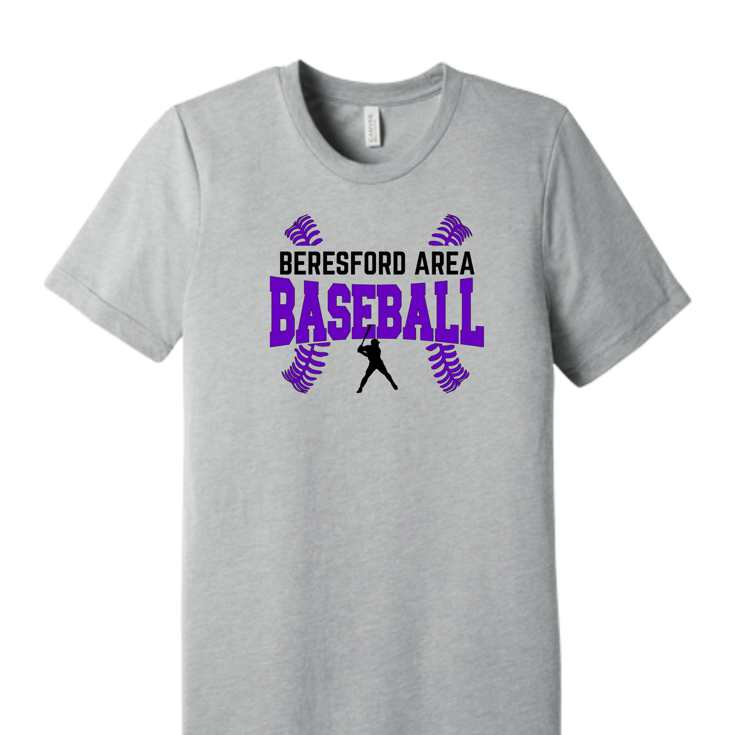District Tee - Beresford/ Beresford Area - Baseball Stitches