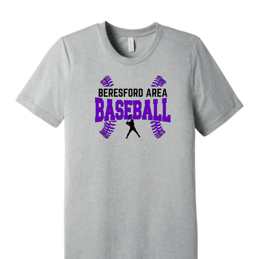 District Tee - Beresford/ Beresford Area - Baseball Stitches