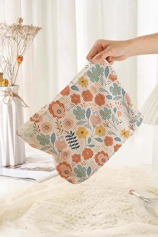 Floral Makeup Bag