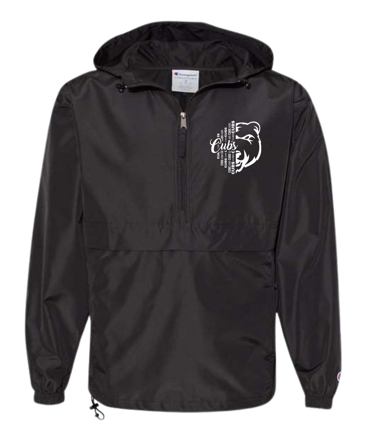 Men's Windbreaker Packable Jacket - 1/2 Face Cub