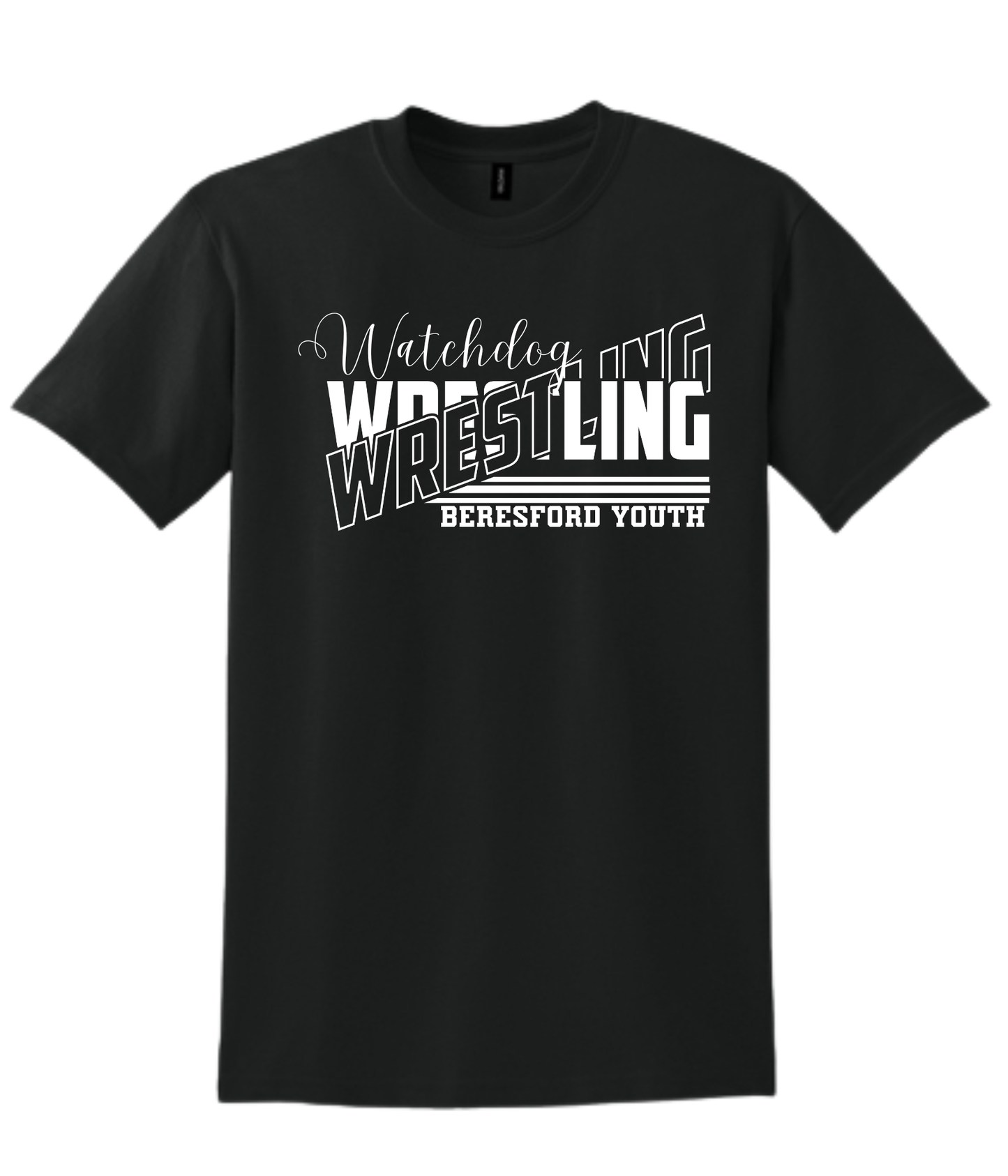 Beresford Youth Wrestling T-shirts - Cursive