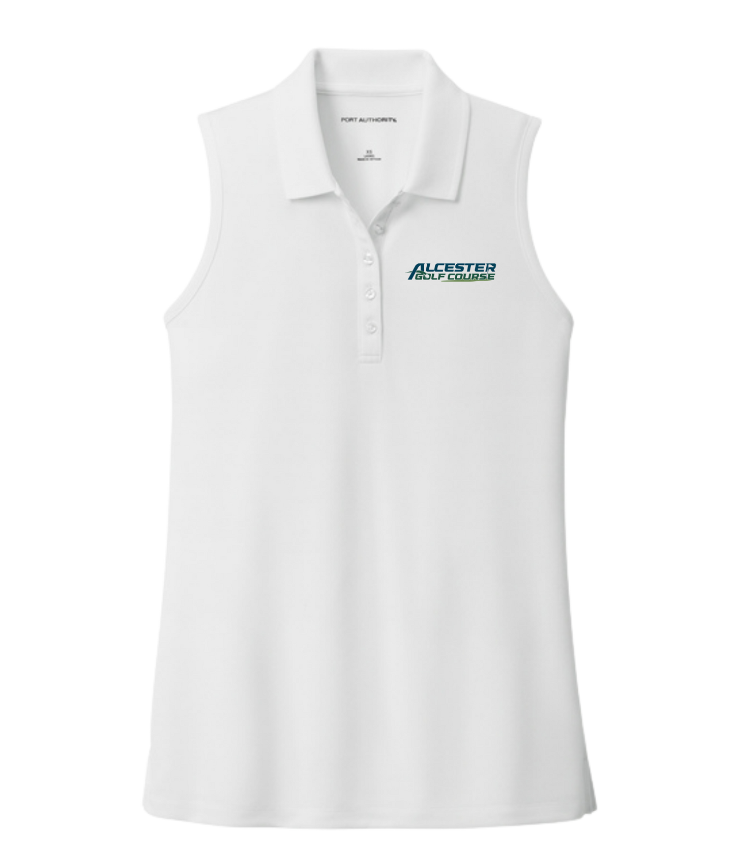 Alcester Golf Course - Womens Sleeveless Polo - Logo