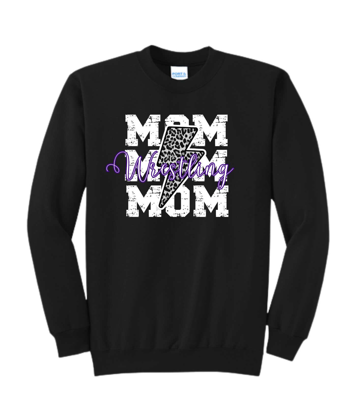Beresford Youth Wrestling Crewnecks - Wrestling mom