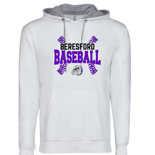 Next Level Hoodie - Beresford/ Beresford Area - Baseball Stitches