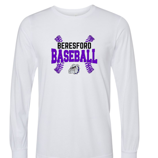 District Long Sleeve - Beresford/ Beresford Area - Baseball Stitches