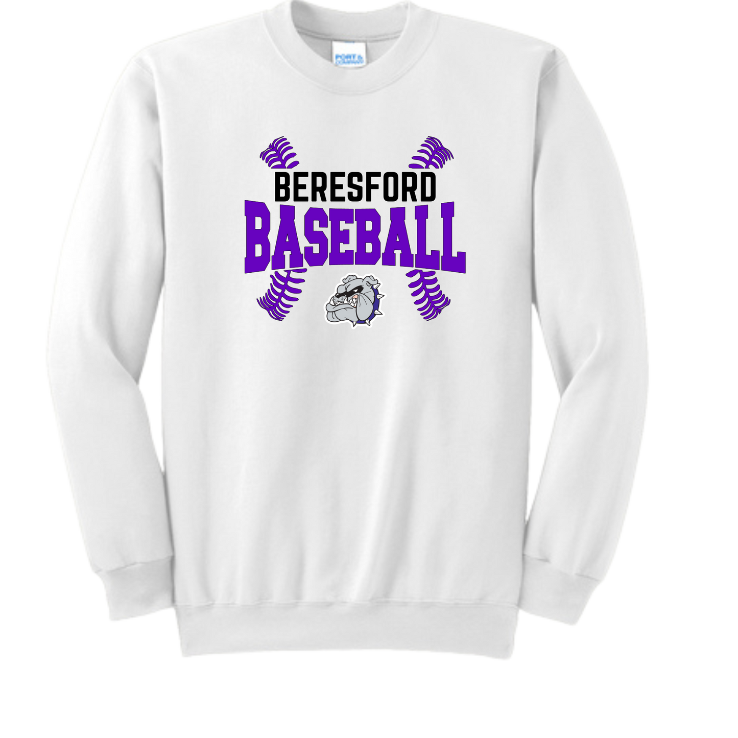 Port & Company Crew - Beresford/ Beresford Area - Baseball Stitches