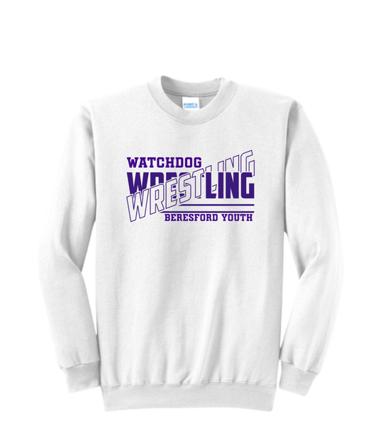 Beresford Youth Wrestling Crewnecks - Print