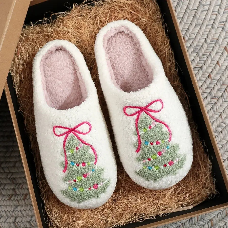 Warm Non-Slip Fuzzy Slippers