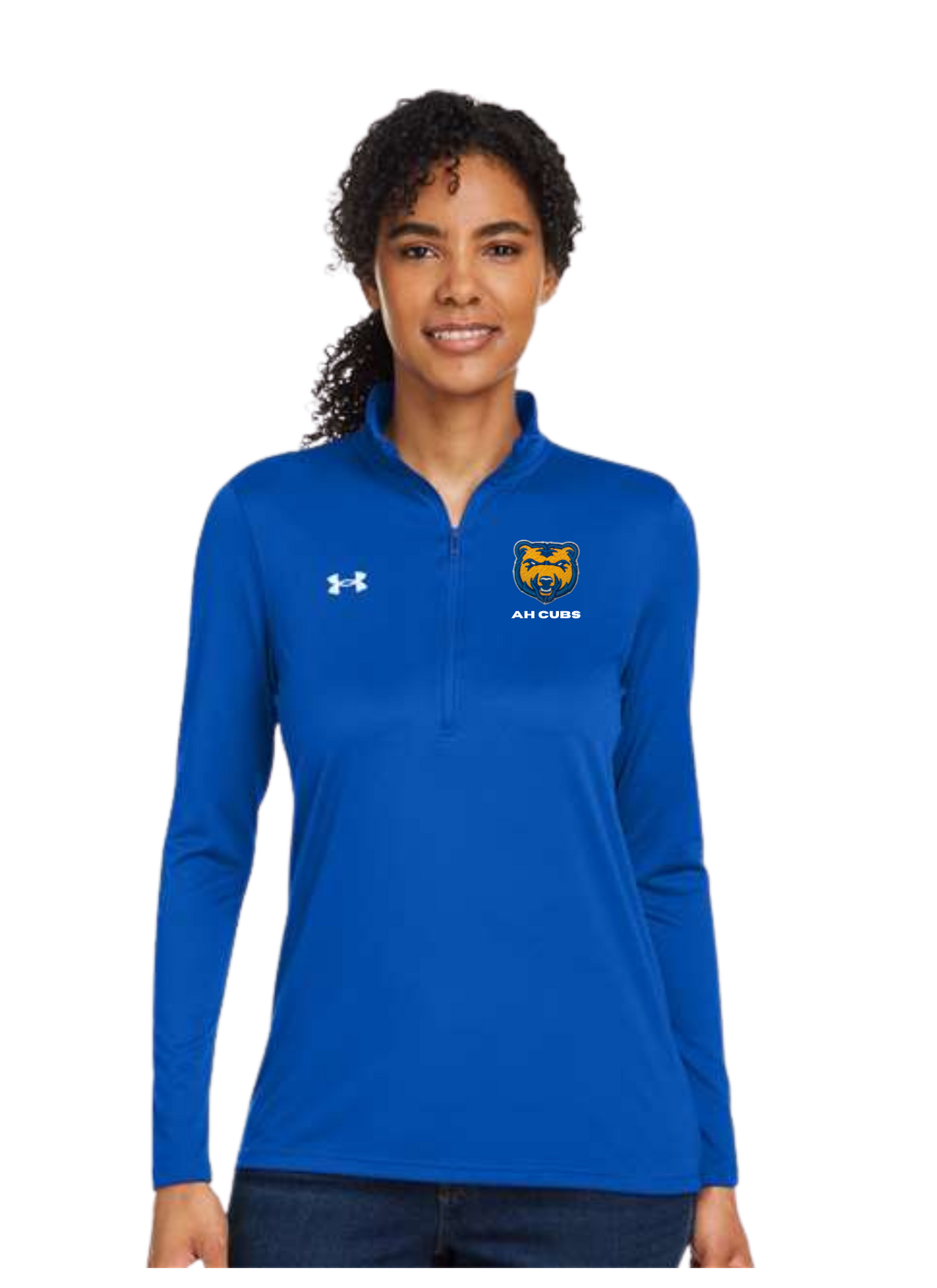 Women's Under Armour  1/4 zip - Embroidered Cub